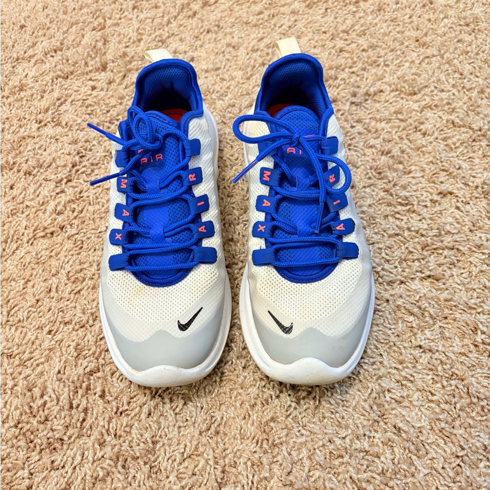 Nike Air Max Blue and White Athletic Sneakers